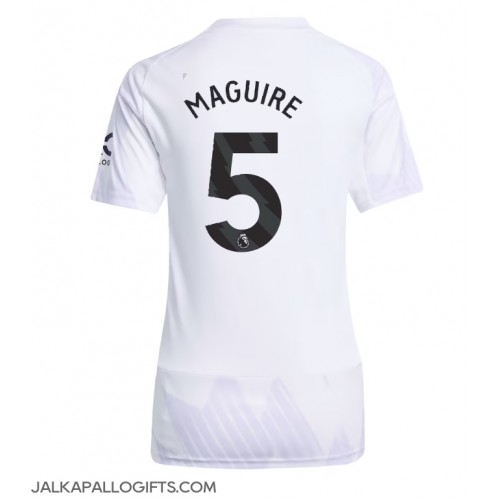 Manchester United Harry Maguire #5 Vieraspaita Naiset 2025-26 Lyhythihainen